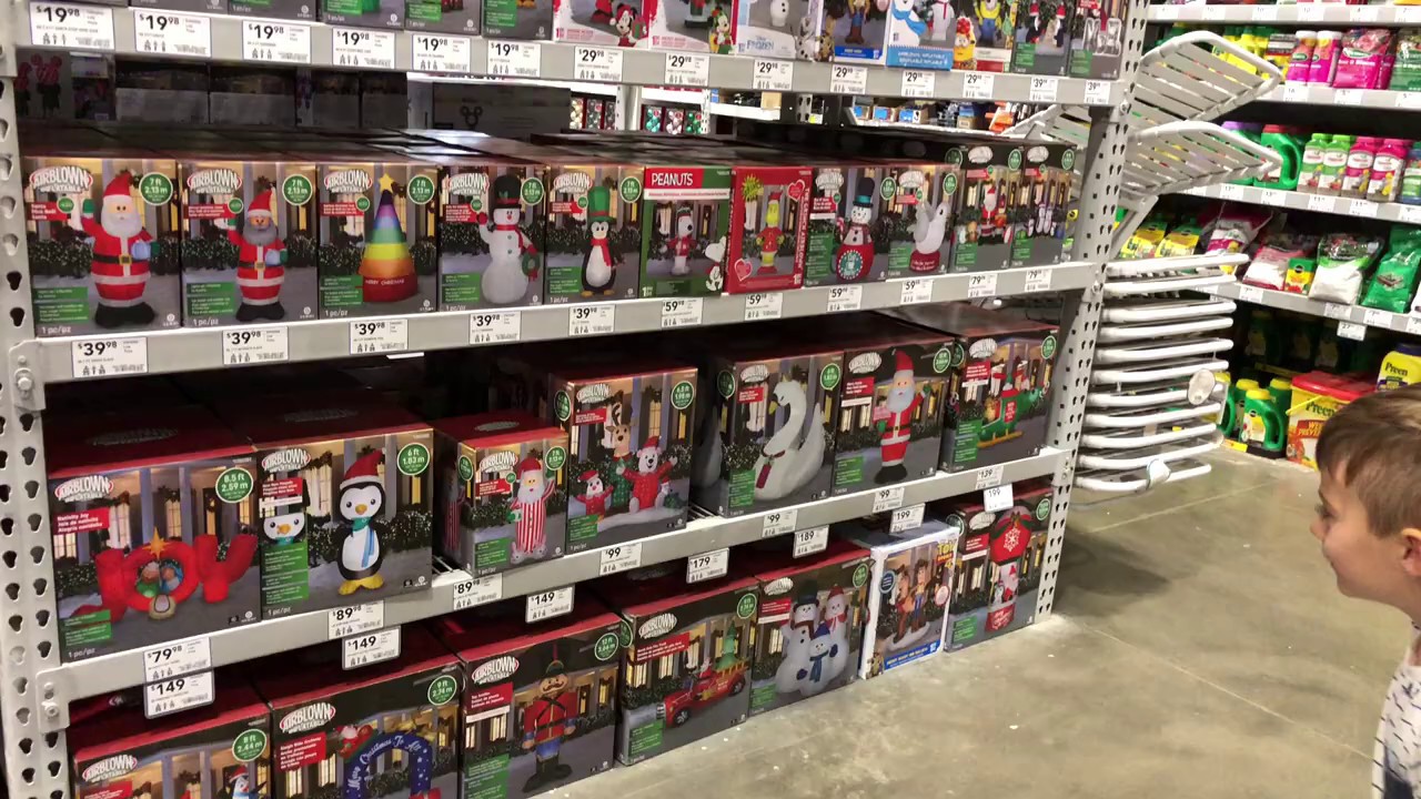 Christmas Airblown Inflatables at Lowe’s 2019