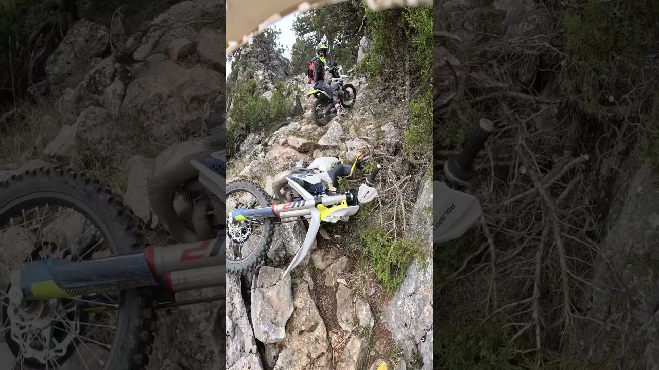 “Husqvarna TE250 Takla! 😱 | Hard Enduro Crash | MotoSonicTV”