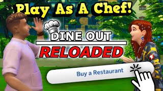 Rags to Riches in The Dine Out: Reloaded Mod! Sims 4