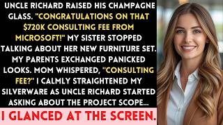 At Mom's Anniversary Party, Uncle Richard Asked About My '$720K Consulting Fee.'