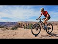 Testing out our new xc bikes on some real moab tech capn ahab trail