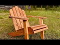 How to Make a Adirondack Chair out of Wood? | Wooden Patio Chair Build
