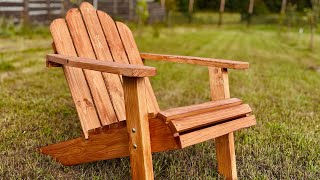 How to Make a Adirondack Chair out of Wood? | Wooden Patio Chair Build by Polkilo 2,666 views 8 months ago 10 minutes, 58 seconds