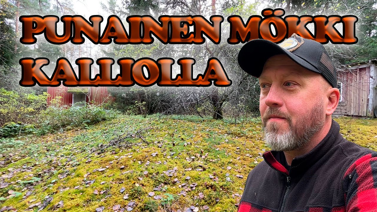 Autiotalo & Punainen tupa kalliolla