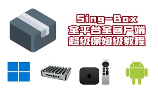 【超级保姆级教程】Sing-Box全平台全客户端详细配置，看这个视频就够了！