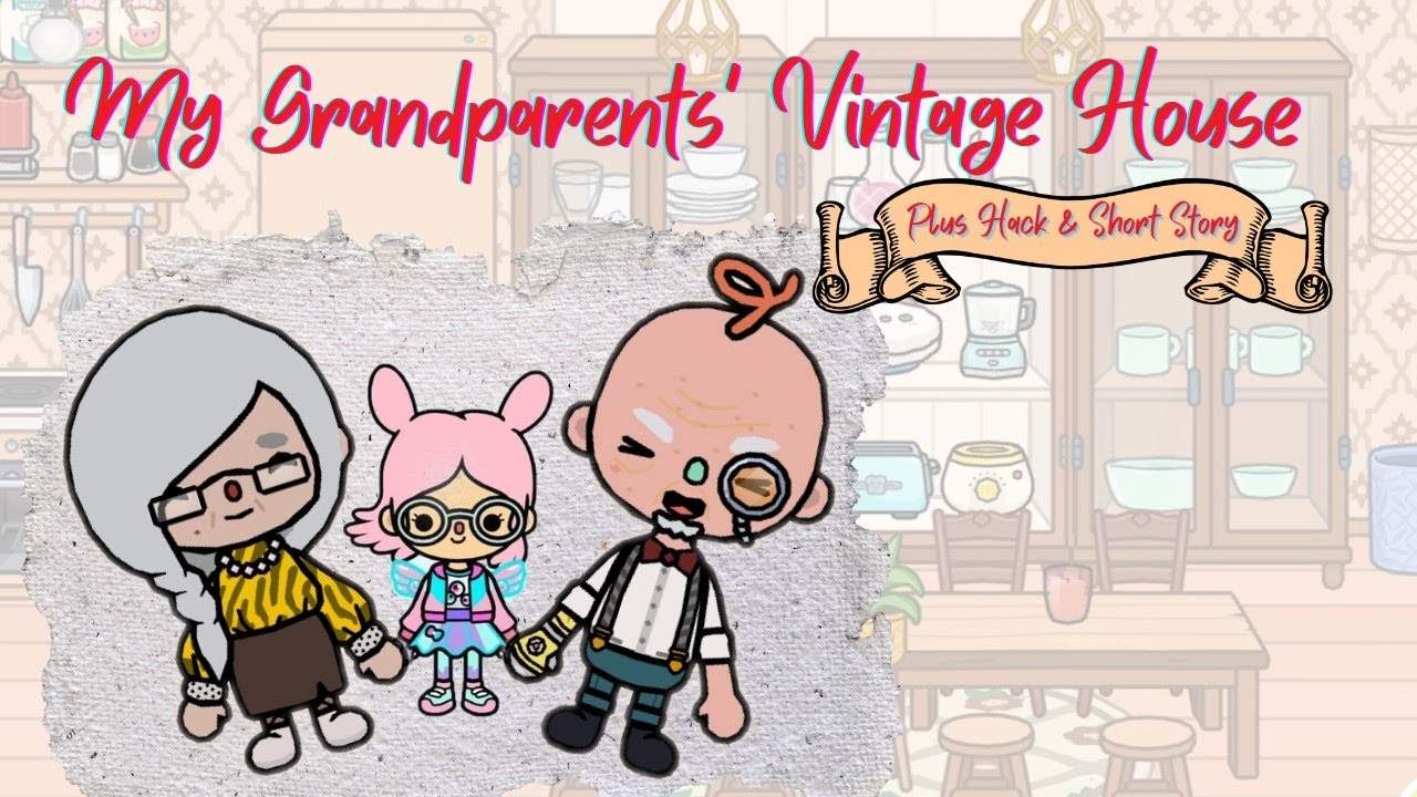 vintage house design at toca world - with hack and short story