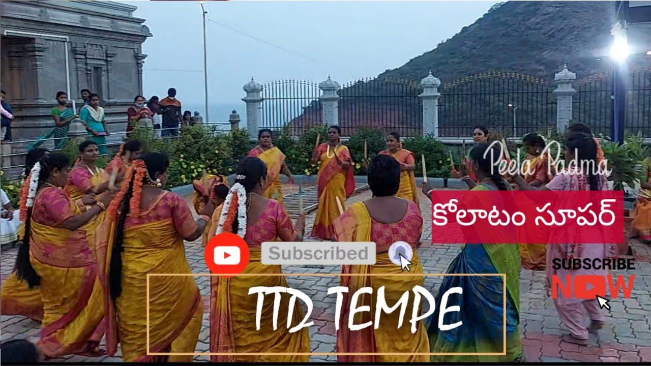 TTD rushikonda temple | kolatam | vizag | Peela Padma