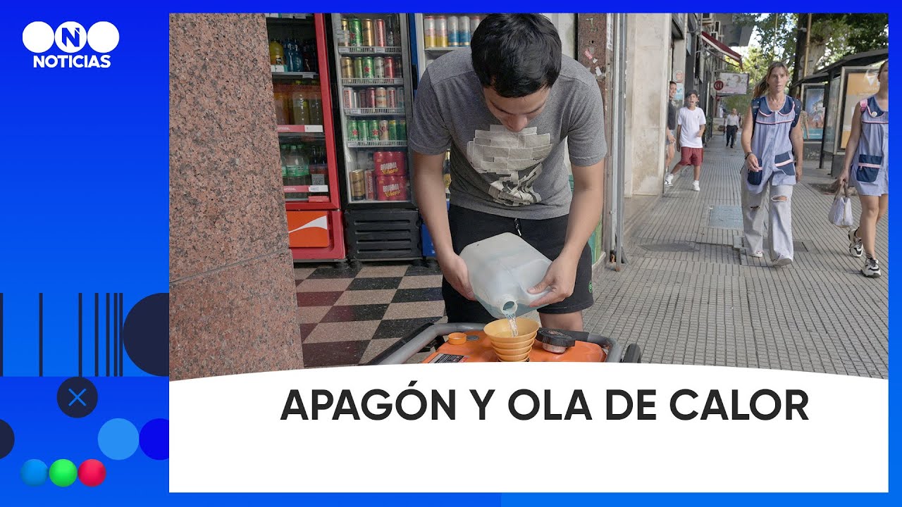 APAGÓN MASIVO y OLA de CALOR en el AMBA: ¿Qué pasó? - Telefe Noticias