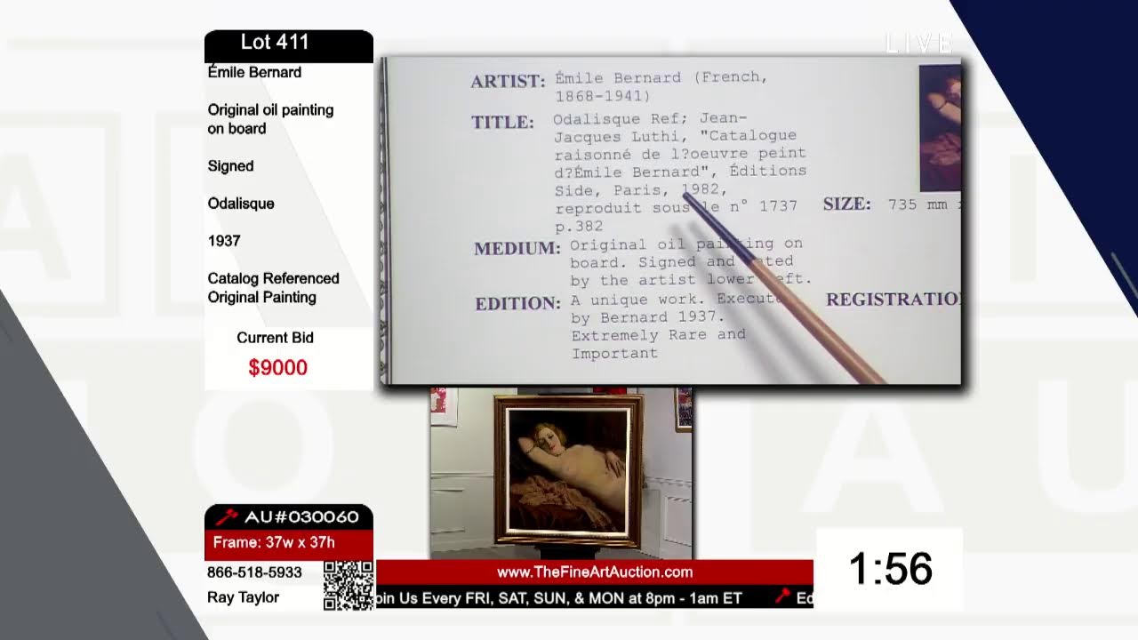 Fine Art Auction Live Stream