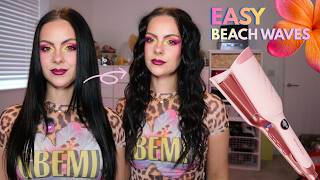 EASY BEACH WAVES Hair Tutorial For Long Hair | Using Wavytalk Power Wave