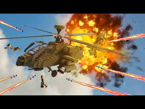 Realistic Helicopter Shootdowns & Crashes 42 😱 Teardown