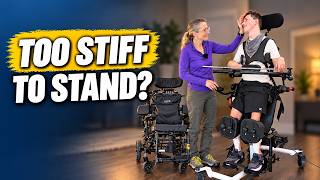 Cerebral Palsy? Legs Won't Straighten? You Can Still Use This Stander! | Severe CP PT #26