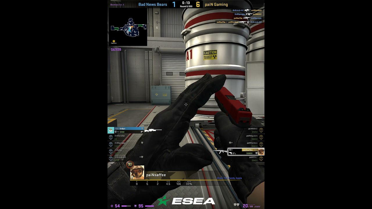 saffee vs 3. paiN vs Bad News Bears. m1 nuke. ESEA Spring Cash Cup 4 North America