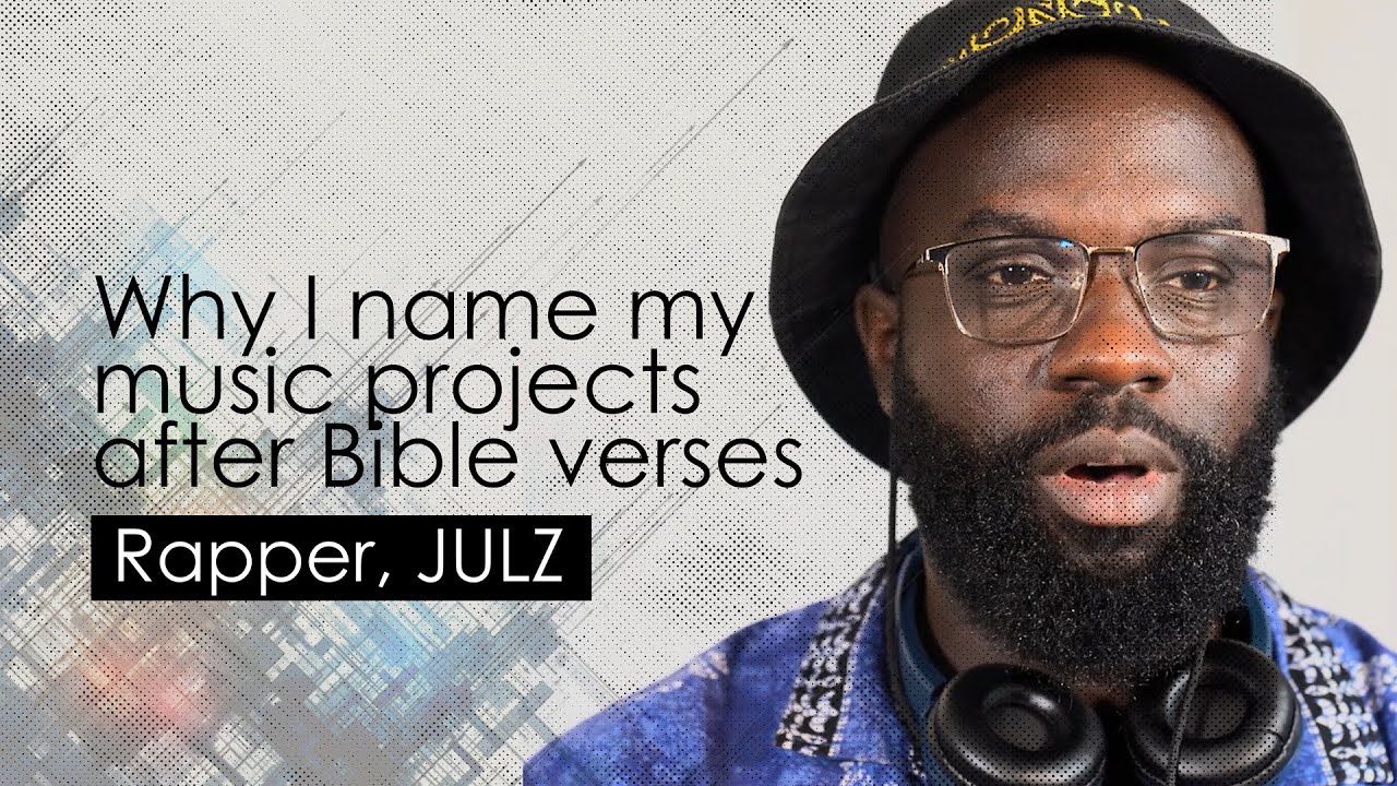 Why I name my music projects after Bible verses -- Rapper - YouTube