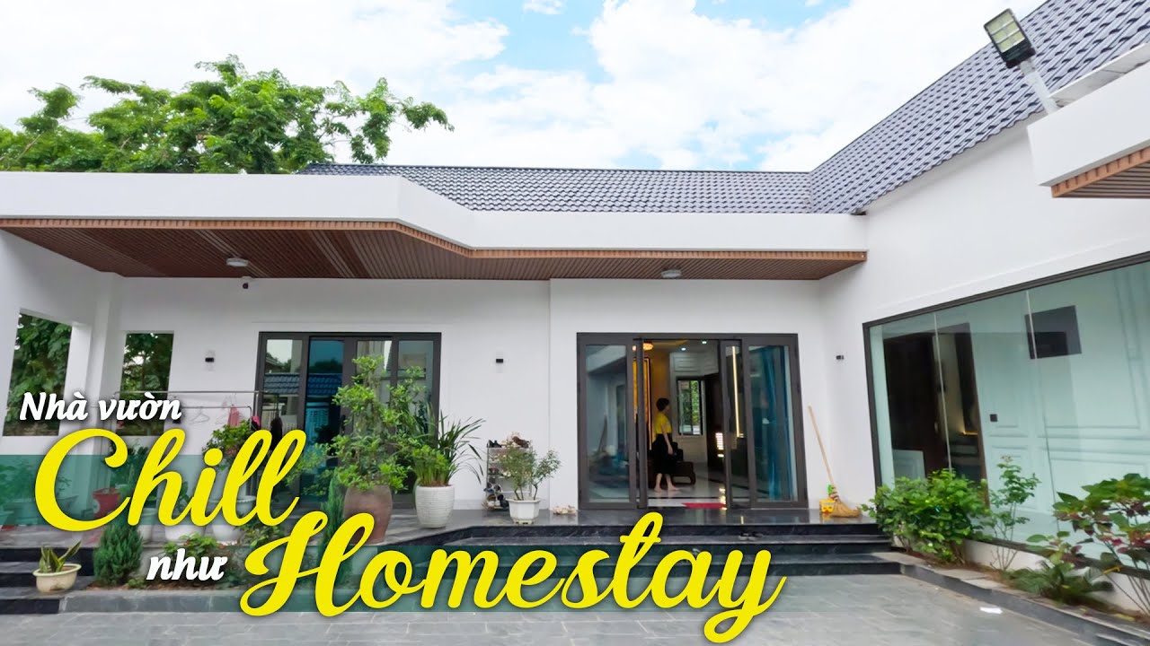 KHÔNG GIAN NHÀ VƯỜN CHILL NHƯ HOMESTAY | VC HOME | BIỆT THỰ NHÀ VƯỜN