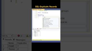 SQL Duplicate Records 🔥 Find & Delete duplicates in 30 Seconds. #dotnet #coding #sql #sqlserver