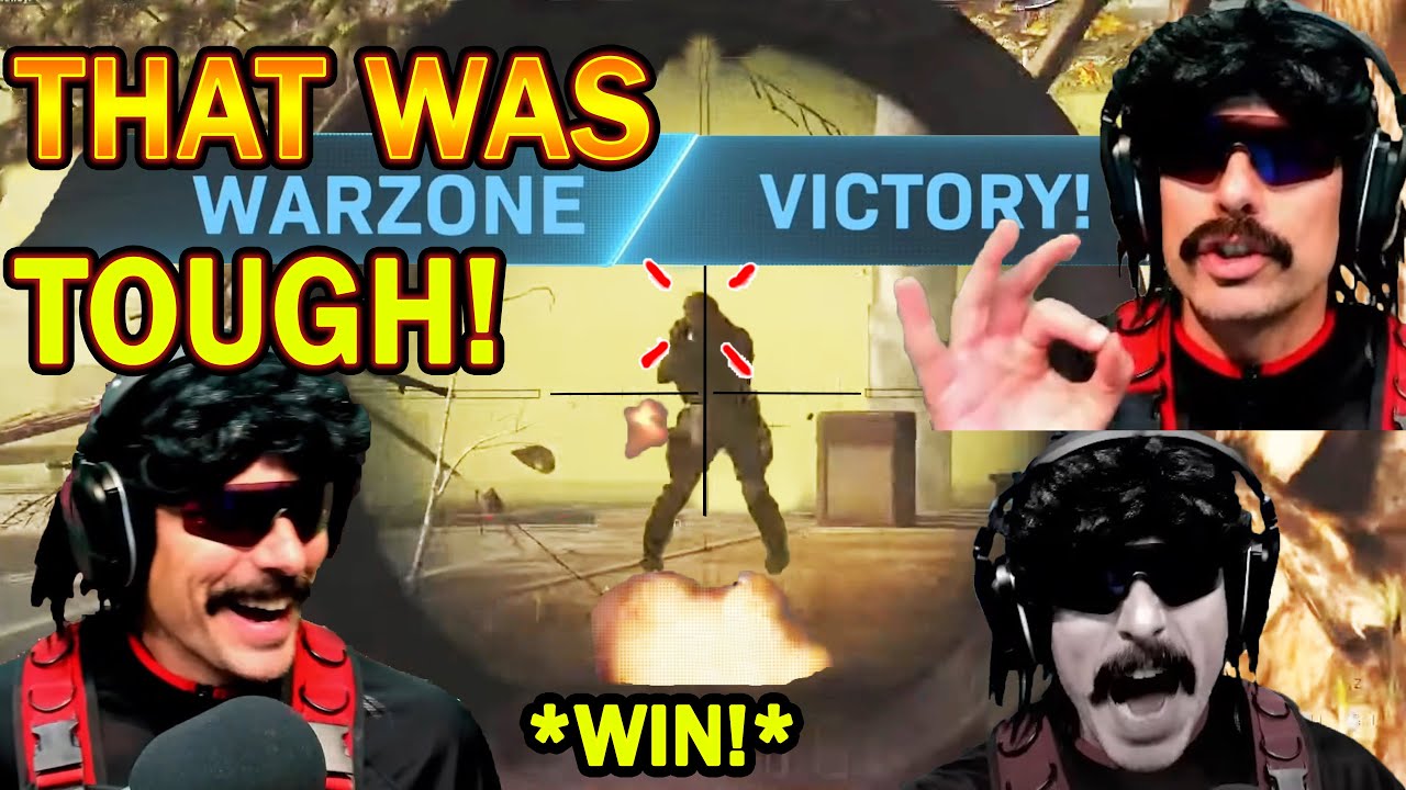 DrDisrespect's FIRST Solos WIN of The Month VS PRO Stream Snipers! (Intense Warzone Win!)