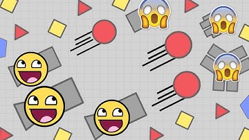 INCREDIBLE 1 SHOT 2 KILLS!!!! Diep.io HYBRID Tank OP?!? - New Max Hybrid Tank Gameplay On Domination