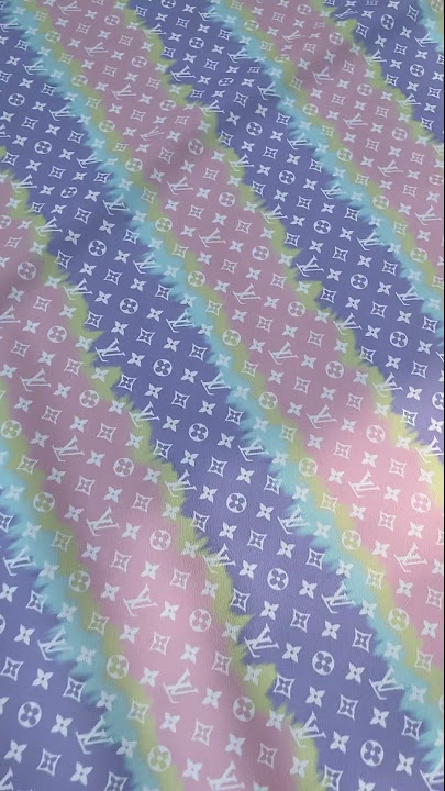 Fantastic Colorful Reflective Shining LV Vinyl Fabric – JINFABRICSTORE