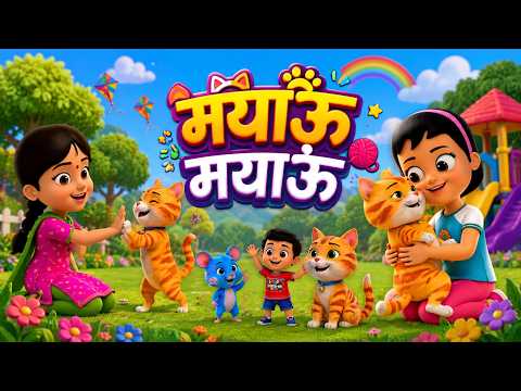 Meow Meow and Fun-Filled Nonstop Rhymes | Nonstop Hindi Rhymes