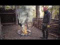 Что такое bushcraft. День в лесном лагере. Бушкрафт по-русски #1.