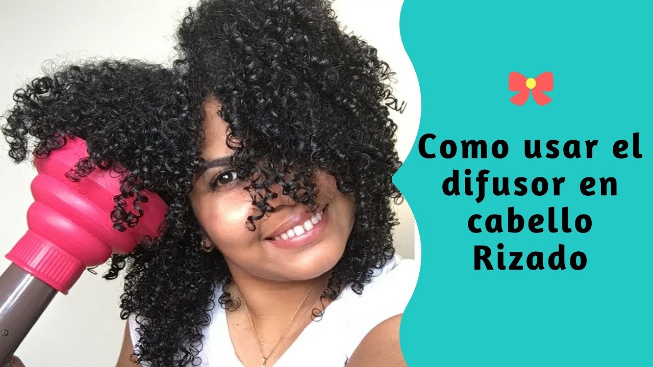 Cómo secar el cabello rizado con difusor | Hairtranscion - YouTube