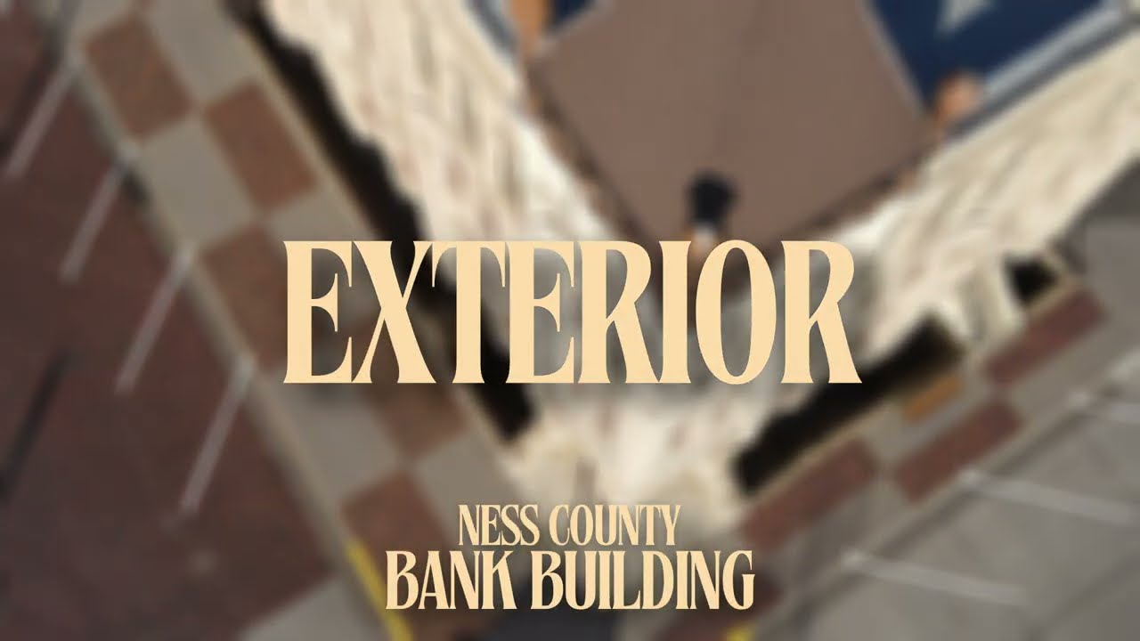 The Exterior of the Ness County Bank Building