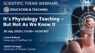 Webinair: It’s Physiology Teaching – But Not As We Know It