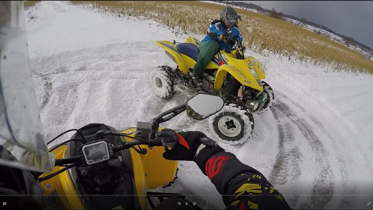 2017 Crash / Suzuki Ltz 400 + Raptor 700 on snow / Donuts and more bogdan pricope bmw