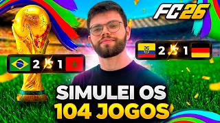 SIMULEI TODOS OS JOGOS DA COPA DO MUNDO! QUEM FOI O CAMPEÃO?