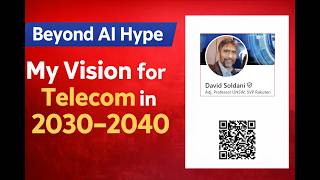 Rebuilding Telecom: A Cloud-Native & AI Vision for 2030–2040 | Dr. David Soldani