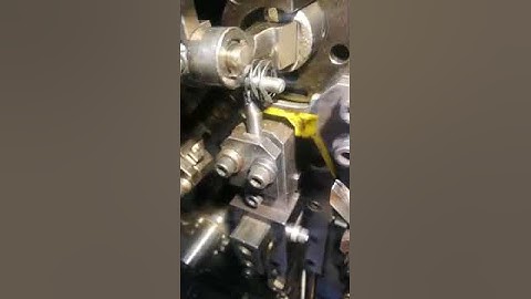 YLSK 20 Spring Forming Machine . Wave spring .Wire diameter 0.2 - 2.5mm