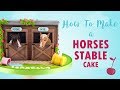 Horse Stable Cake Tutorial | How To | Cherry School