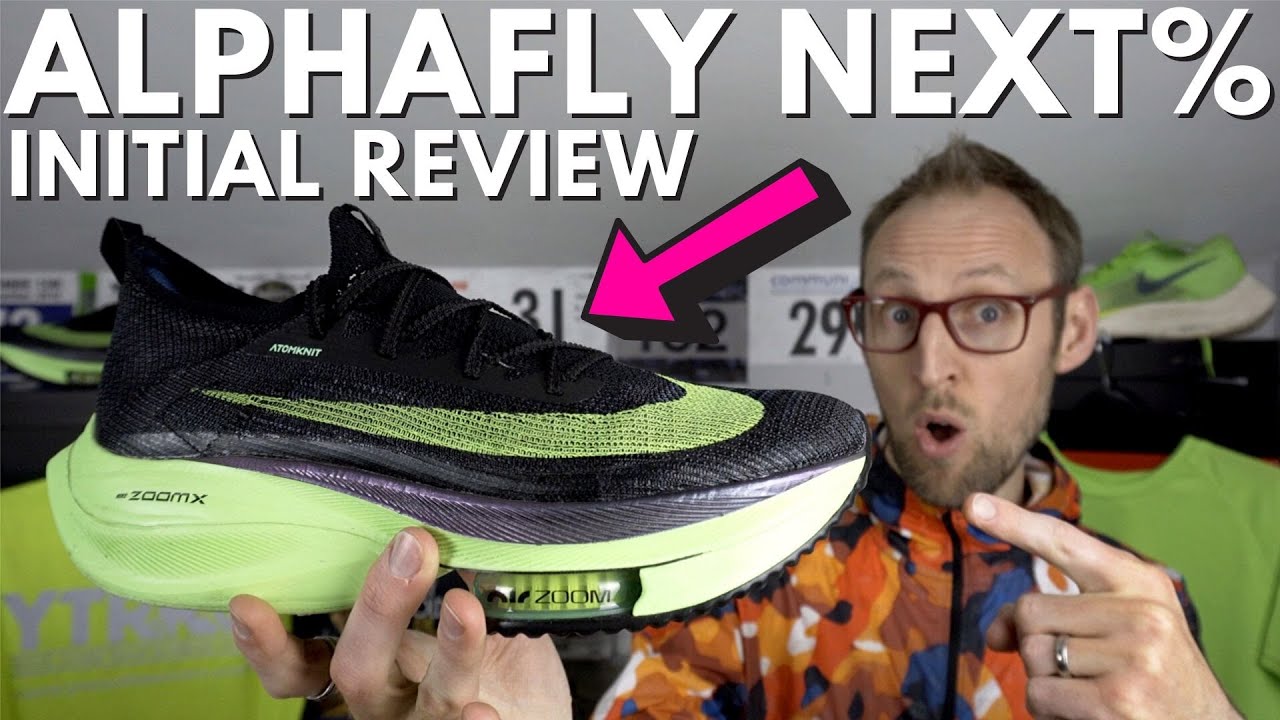 Nike Air Zoom Alphafly Next % | Initial Review | Nike Alpha Fly ...