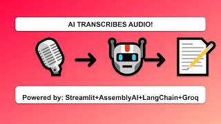 AI-Powered Audio Transcription & Q&A App | Streamlit + AssemblyAI + LangChain