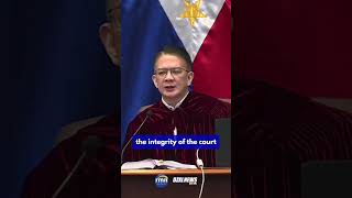 Nagbigay ng paalala si Presiding Officer Francis 'Chiz' Escudero kay NBI Director Melvin Matibag Nagbigay ng paalala si Presiding Officer Francis 'Chiz' Escudero kay NBI Director Melvin Matibag