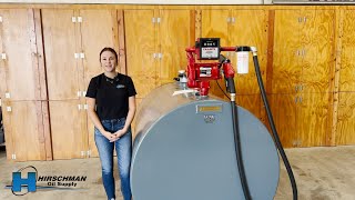 500 Gallon Single Wall Fuel Tank Features & Options | Hirschman Oil Supply
