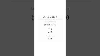 Solve this Difficult Math Problem in 5 seconds (Vietas Formula)