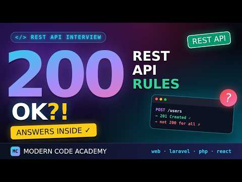 REST API Interview Questions and Answers: Status Codes, PUT vs PATCH & More