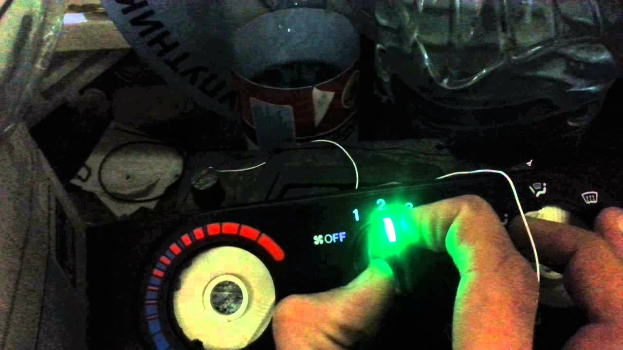 подсветка панели ланос часть 1я - YouTube