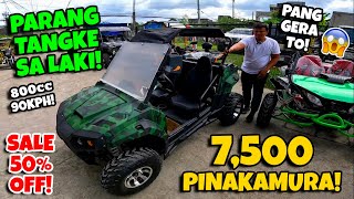 4 WHEELS NA 800cc ALA TANGKE PANG GERA ANG LAKI! SALE 50% OFF! 7,500  LANG MERON KANA MABIBILI!