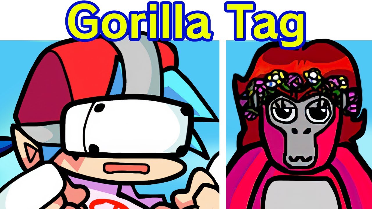 FNF VS Gorilla Tag: Gorilla Night Battle