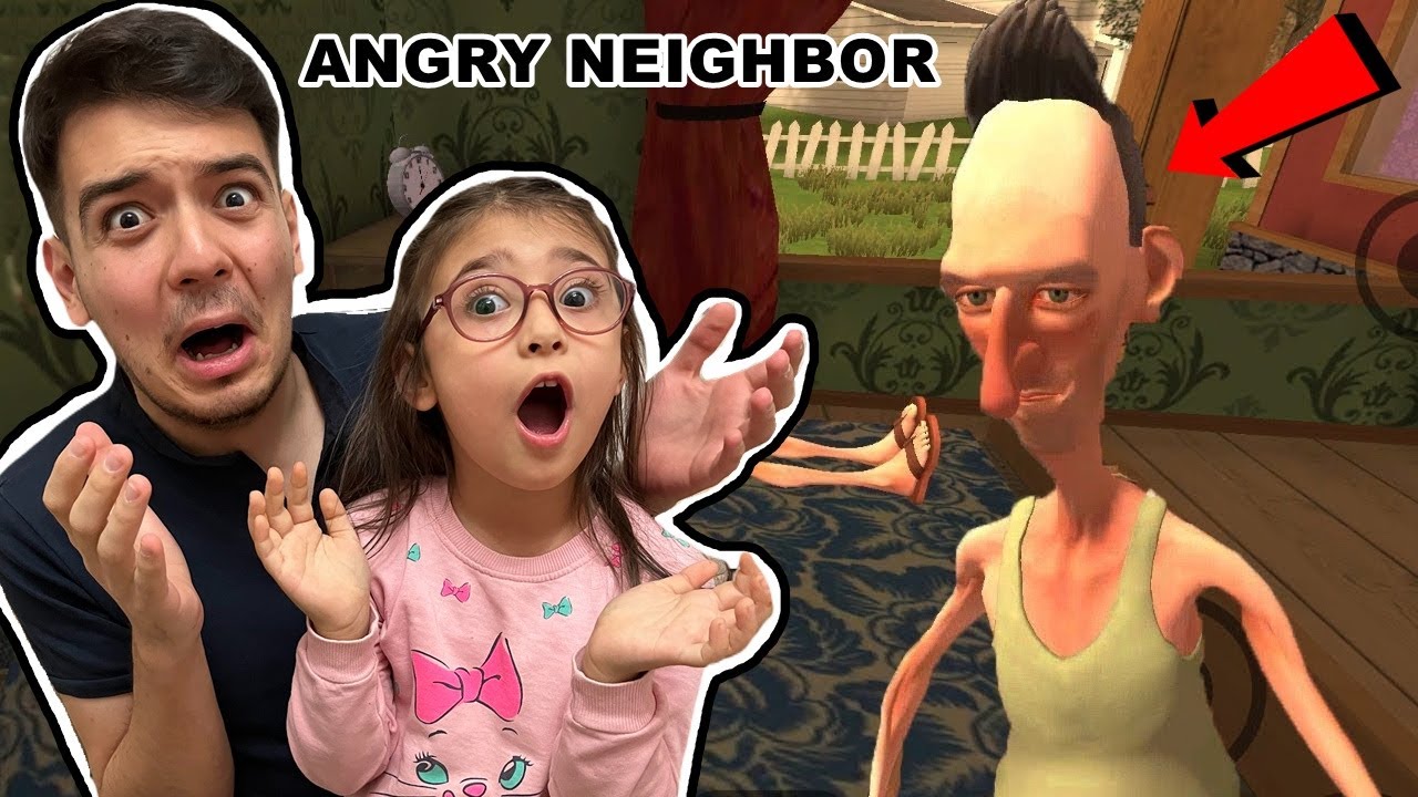 SİNİRLİ KOMŞU İLE TANIŞTIK 😱 - Angry Neighbor@ElifAselTV01