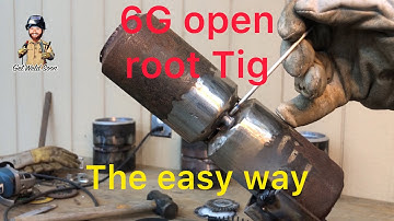 6G tube (pipe) test (tig root the easy way)how to weld pipe