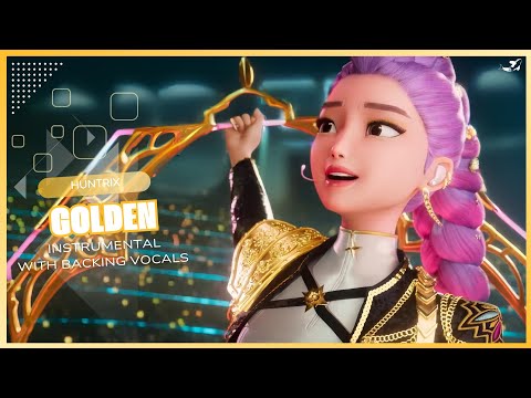 HUNTRIX Golden Official Instrumental With Backing Vocals Lyrics 