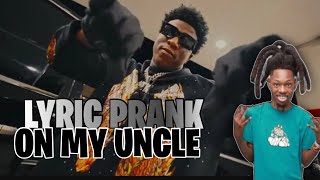 Yungeen Ace - Do It “ LYRIC PRANK ON MY UNCLE “