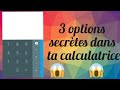 3 options secrtes de ta calculatrice