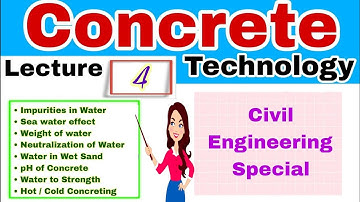 ✳️ Lecture 4 | Concrete Technology |  CT  _ RRB | Je / Ae _ UPPSC | UPSSSC UKPSC