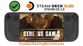 Serious Sam 4 on Steam Deck OLED with Steam OS 3.8