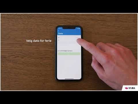 Hvordan melde inn ferie | Visma.net